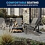 Flash Furniture Charlestown All-Weather Poly Resin Wood Adirondack Chair, Gray (JJC14501LTG)~#|#~18E399D5-B2AB-4A36-86D7BF6E3C8875A1_sc7
