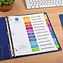 Avery Ready Index Table of Contents Pre-Printed Monthly Paper Divider, Jan-Dec, Multicolor, 6 Sets (11830)~#|#~18EC2065-3F2D-4DE0-A44987DE9329A477_sc7