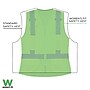 Ergodyne GloWear 8247ZW-S High Visibility Women’s Surveyor Vest, ANSI Class R2 Lime, Large (22464)~#|#~19044A77-7D21-46C5-B278DF66B12E9182_sc7