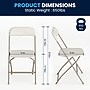 Flash Furniture HERCULES Plastic Folding Chair, Beige, 6/Pack (6LEL3BEIGE)~#|#~192421FA-197B-443B-BC26841D2380F812_sc7