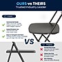 Flash Furniture HERCULES Plastic Folding Chair, Black, 4/Pack (4LEL3BLACK)~#|#~19333F40-8069-4A40-908C3BAB0E4D0005_sc7