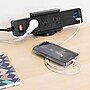 Mount-It! 3-Outlet 3-USB Port Desktop Power Strip with Clamp Desk Mount, Black (MI-7281B)~#|#~1946E419-2B37-439F-84DCC4AC65A2B049_sc7