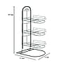 Nahanco 13" Countertop Cap Display, Black (CAP3)~#|#~19477C43-B10A-4475-B2D13383CF2BF992_sc7