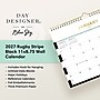 2027 Blue Sky Day Designer 22" x 17" Monthly Desk Calendar, Black/White (163811)~#|#~195C7F81-8A01-42F0-802B6C61CAFC029F_sc7