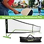 Xcello Sports Portable Pickleball Net System with Carry Bag, Black/Green (XS-PB-NET-1)~#|#~196D7F90-4638-41BE-BCE8DAF5A6D104F6_sc7