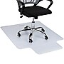 Mind Reader Hard Floor Chair Mat with Lip, 35" x 47'', Clear (FLCMAT-CLR)~#|#~197B83E1-974E-4AB4-8F2AD80977A467F5_sc7