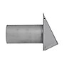 Lambro 6" 26-Gauge Paint-Grade Galvanized Wall Exhaust Hood Vent with Damper & 11" Pipe (EC-3460G-11-PG)~#|#~19885898-68C9-42F3-976E7102B705F4B4_sc7