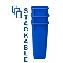 Alpine Industries Polypropylene Recycling Bin, 23 Gallon, Blue (ALP477-R-BLU)~#|#~19BB4077-8A1E-49A1-92CF0EB5D72B8E50_sc7