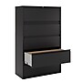Staples HL8000 Heavy Duty 5 File Drawers Lateral File Cabinet, Black, Letter/Legal, 42"W (21748D)~#|#~19D1E058-B1A9-4992-8118509D2D37322C_sc7