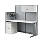 Bush Business Furniture Office in an Hour 63"H x 65"W Cubicle Panel Workstation, Pure White (WC36192-03STGK)~#|#~19ED4A6B-5135-447E-87B60603FC538E6F_sc7