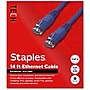Staples TECH 14 ft. Cat-6 Ethernet Cable, Male to Male, Blue (ST62455)~#|#~1A136CE2-45EF-41F9-AF244C015D1B19FC_sc7