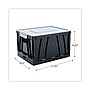 Universal Collapsible Crate, 17 1/4 X 14 1/4 X 10 1/2, Black/gray, 2/pack~#|#~1A19CE8A-B30F-4AAF-8E450E448BC1C7A6_sc7