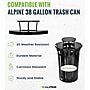 Alpine Industries Rain Bonnet Trash Can Lid, 38 Gallon Trash Cans, Black (479-38-A)~#|#~1A463430-ADCD-4296-AA211E16C38AAFCB_sc7