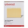 Universal File Folder, Straight Cut, Letter Size, Yellow, 100/Box (UNV12304)~#|#~1A5B8D2D-2DEF-47E9-B962050D89C146FF_sc7