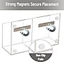 Mind Reader 2-Compartment Dry Erase Marker and Eraser Holder, Clear (WBORG-CLR )~#|#~1A64A5E1-CDCF-43AA-BF834DC72AB082B1_sc7