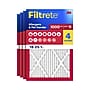 Filtrete Allergen Defense 16" x 25" x 1" Pleated Air Filter, MERV 11, 4/Carton (9801-4CA)~#|#~1A7194FB-DC4C-4716-A293BF3FFF740667_sc7