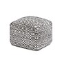 Anji Mountain Cherokee Charcoal Ivory Fabric Rectangular Pouf Ottoman (AMBPF154-2014)~#|#~1A80452F-453E-4DC7-88A0F97E4CE06326_sc7