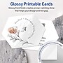 Avery Geo Integrated Cards, Glossy White, 100/Pack (19479399118)~#|#~1A85B489-5523-4C35-93EA120DC7495196_sc7