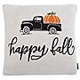 Safavieh Fall Truck Pillow, 18" X 18" (HOL3208A-1818)~#|#~1A8CBFCB-3F23-4D76-90673D4DA1EAD711_sc7