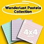 Post-it Recycled Super Sticky Notes, 4" x 4", Wanderlust Pastels Collection, Lined, 70 Sheets/Pad, 3 Pads/Pack (675R-3SSNRP)~#|#~1A8EA6B4-28D6-4A2A-9B6CB4EF90E2D5E3_sc7