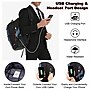 SaharaCase All-in-One Laptop Backpack, Large, Black/Purple (LT00088)~#|#~1AA9A703-CFC3-40F2-BA4D8946706D79AE_sc7