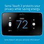 Sensi Touch 2 Smart Programmable Wi-Fi Thermostat, Works with Alexa, Black Beveled Edge (ST76)~#|#~1AD2C84B-67F7-4458-ABC5455469C608BB_sc7
