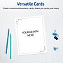 Avery Gold Dots with Green Florals Matte Blank Card, White, 10/Pack (S00-DPH)~#|#~1AD394D7-EE44-4D38-95938AF4CEAC4F54_sc7