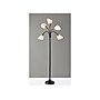 Simplee Adesso 5 Light 67" Matte Black/Antique Brass Floor Lamp with 5 Cone Shades (7205-01)~#|#~1AD924AD-8981-4E70-A49AA3ACE312840F_sc7