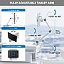 Mount-It! MedHub Mobile Medical Cart Workstation with Drawers, Tablet Arm, and Locking Caster Wheels, White/Grey (MI-16028)~#|#~1AE8608A-E548-4941-82FD2E8213582C3F_sc7