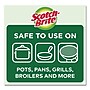 Scotch-Brite Heavy Duty Stainless Steel Scrubber, Gray/Silver, 12 Pads/Pack (84)~#|#~1AED1BC3-3AA9-4A07-B4AAADFD03B4D736_sc7