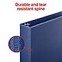 Staples 1 1/2" 3-Ring Non-View Binder, D-Ring, Navy Blue (26413-CC)~#|#~1AF32EE2-D2C9-48D0-AD8103D33031FA39_sc7