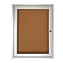 Ghent 1 Door Enclosed Natural Cork Bulletin Board, Satin Aluminum Frame, 36"H x 30"W, (GHEPA13630K)~#|#~1AF3ED92-B1C4-49F4-9D10FFA9EDFACEC6_sc7