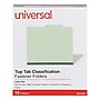 Universal Pressboard Classification Folders, 2/5-Cut Tab, 2" Expansion, Letter Size, Green, 10/Box (UNV10271)~#|#~1AFF6247-A8A4-42D6-93B87FED602B2CB3_sc7