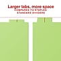 Staples Large Tab Plastic Insertable Pocket Dividers, 5‑Tab, Multicolor, Durable Write‑On Tabs, Fits Standard 3‑Ring Binders~#|#~1B1F7270-5A47-4A2E-874DA1548926278D_sc7