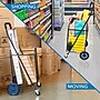 Mount-It! Small Rolling Utility Shopping Cart, Holds Up to 66 lbs., Black (MI-907S)~#|#~1B2A8D08-75BB-4087-881870713B7C62C8_sc7