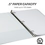 Samsill Earth's Choice 1/2" 3-Ring View Binders, White (18917)~#|#~1B30E45B-C763-4B4A-82B3A2D5F1504E32_sc7