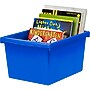Storex Polypropylene/PP 4 Gallon Classroom Storage Bin, 7.9" x 11.3" x 13.6", Blue, 3/Bundle (STX61451U06C-3)~#|#~1B32E303-6E36-43D0-A38D318A760D36E0_sc7