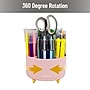 Mind Reader 5-Compartment Rotating Plastic Pen Holder, Pink (SPINPEN-PNK)~#|#~1B32FD8B-5CE3-40DE-894184D725A50441_sc7