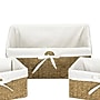 Household Essentials 3-Piece Wicker Basket Handwoven Seagrass Storage Baskets with Washable Liners, Natural (HHML-5611)~#|#~1B3C3B81-E2A1-4FBE-AF2673867E76E3AE_sc7