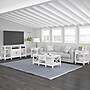 Bush Furniture Key West Manufactured Wood Console TV Stand, Screens up to 65", Pure White Oak (KWV160WT-03)~#|#~1B635364-48A0-4C79-932BA52F972A9817_sc7