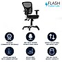 Flash Furniture Nicholas Ergonomic Mesh Swivel Mid-Back Multifunction Executive Office Chair, Black (HL0001)~#|#~1B741A2C-6693-4F43-8E2EAD5410FBBB54_sc7