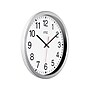 Infinity Instruments Obsidian ITC Wall Clock, 14"Dia. (12830SV-830)~#|#~1B784CC6-C38A-4FB8-BFFA7E2E22325BB3_sc7