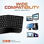 Delton G18 Wireless Ergonomic Keyboard and Optical Mouse Combo, Black (DKMKITERG18-WB)~#|#~1B967572-54B1-4152-8B7BC599271A5D28_sc7