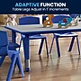 Flash Furniture Emmy Rectangular Activity Table Set, 23.625" x 47.25", Height Adjustable, Blue (YU06036RECTBLBL)~#|#~1B982E25-1641-48D1-93C4E48786FE4D2A_sc7