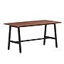 Flash Furniture Redmond 60"W x 30"D Conference Table, Laminate, Walnut (MTM6030WLTABF)~#|#~1BA69831-4157-42C5-B0EC60CCC12EF1D5_sc7
