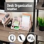 Mind Reader 7-Compartment Metal Desk Organizer File and Accessory Storage, Pink (JOEORG-PNK)~#|#~1BBCF0E3-EF24-46CE-A27D51D4ED3CE67F_sc7