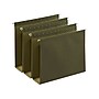 Staples Reinforced Box-Bottom Hanging File Folders, 3" Expansion, 1/5-Cut Tab, Letter Size, Standard Green, 25/Box~#|#~1BBE4D75-218D-4D39-97F11FBD9070FE93_sc7