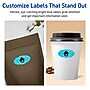 Avery Scalloped Decorative Edge Multipurpose Labels, 1-1/8" x 2-1/4", Bright Blue, 840/Pack (94061)~#|#~1BCEE271-B31A-4188-9D86BB1FE5E8A569_sc7
