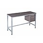 Boss Office Products Simple System 66"W Desk with 1-Pedestal, Driftwood (SGSD032-102)~#|#~1BCEEF70-B136-45D3-9A2469EB1379A2C8_sc7