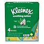 Kleenex Lotion Facial Tissue, 3-Ply, 60 Sheets/Box, 4 Boxes/Pack (54289)~#|#~1BD10F23-D00B-405D-B58C903648A7DB33_sc7